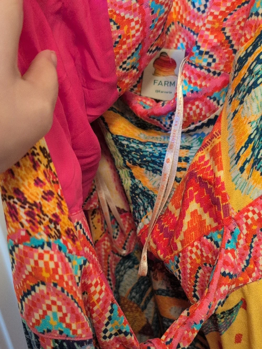 NWT Farm Rio Summer Tapestry Midi Dress - Rare!! Retail $235 - Picture 8 of 9